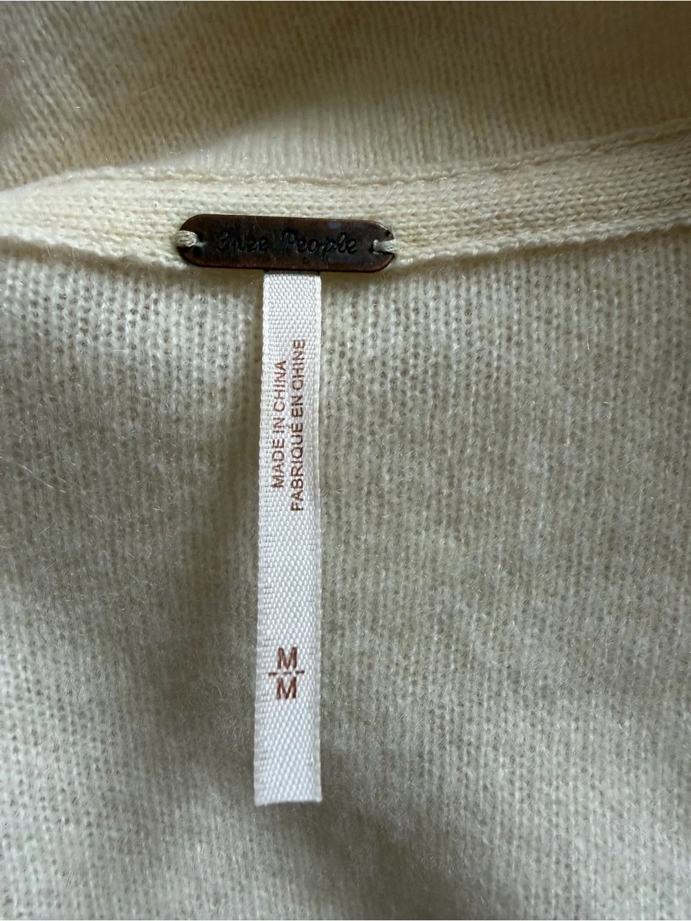 Free People Swim Too Deep Slouchy Cashmere Cardigan Size M